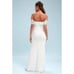 Lulu’s Romantic Heart White Lace Off-the-Shoulder Maxi Dress
