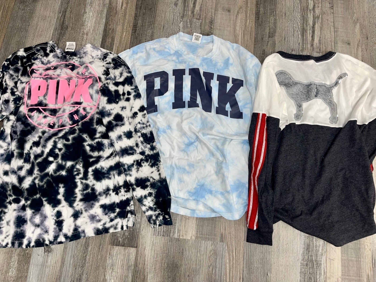 PINK rare bling lot VS long sleeve t-shirt tee small s