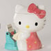 Hello Kitty Typewriter Ceramic Cookie Jar