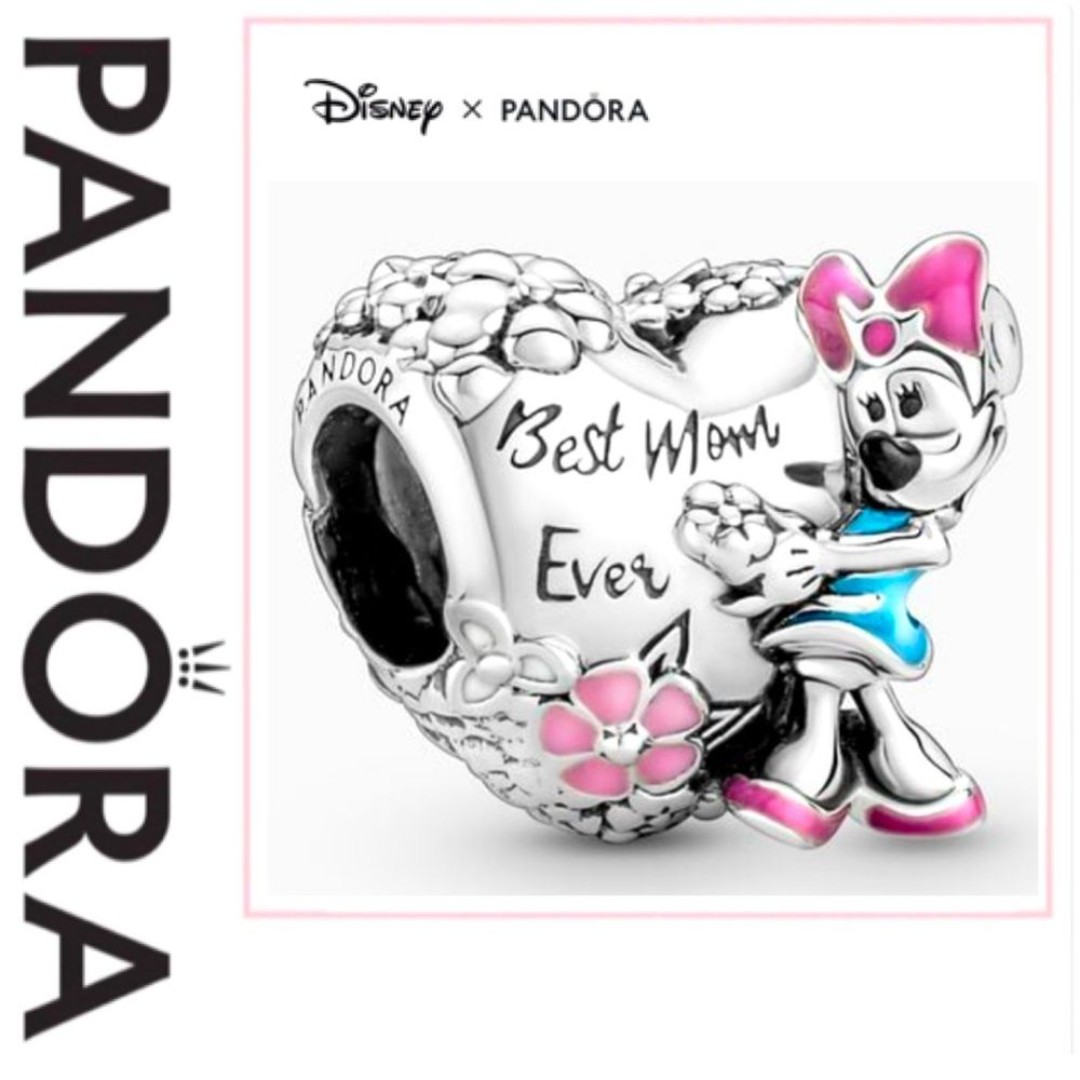Pandora x Disney Best Mum Ever Minnie Mouse Heart Charm 791084C01