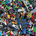 LEGO 20 lbs Pounds Random Parts Pieces Building Plates Blocks Washed Bulk Lot.