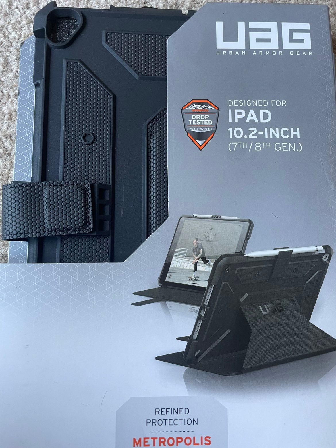 URBAN ARMOR GEAR UAG Designed for iPad 10.2-inch (9th Gen, 2021) & (8th Gen, 202