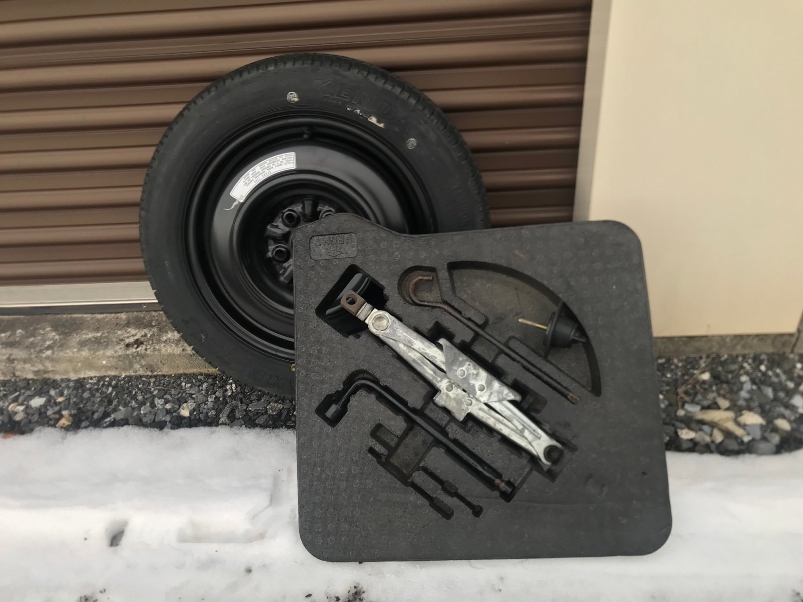 2008-2017 HONDA ACCORD JACK KIT WITH TOOLS FOAM CASE COMPACT SPARE TIRE MINI OEM