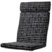 Ikea POÄNG Armchair cushion, Storudden white/black 705.162.55 BRAND NEW