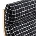 Ikea POÄNG Armchair cushion, Storudden white/black 705.162.55 BRAND NEW