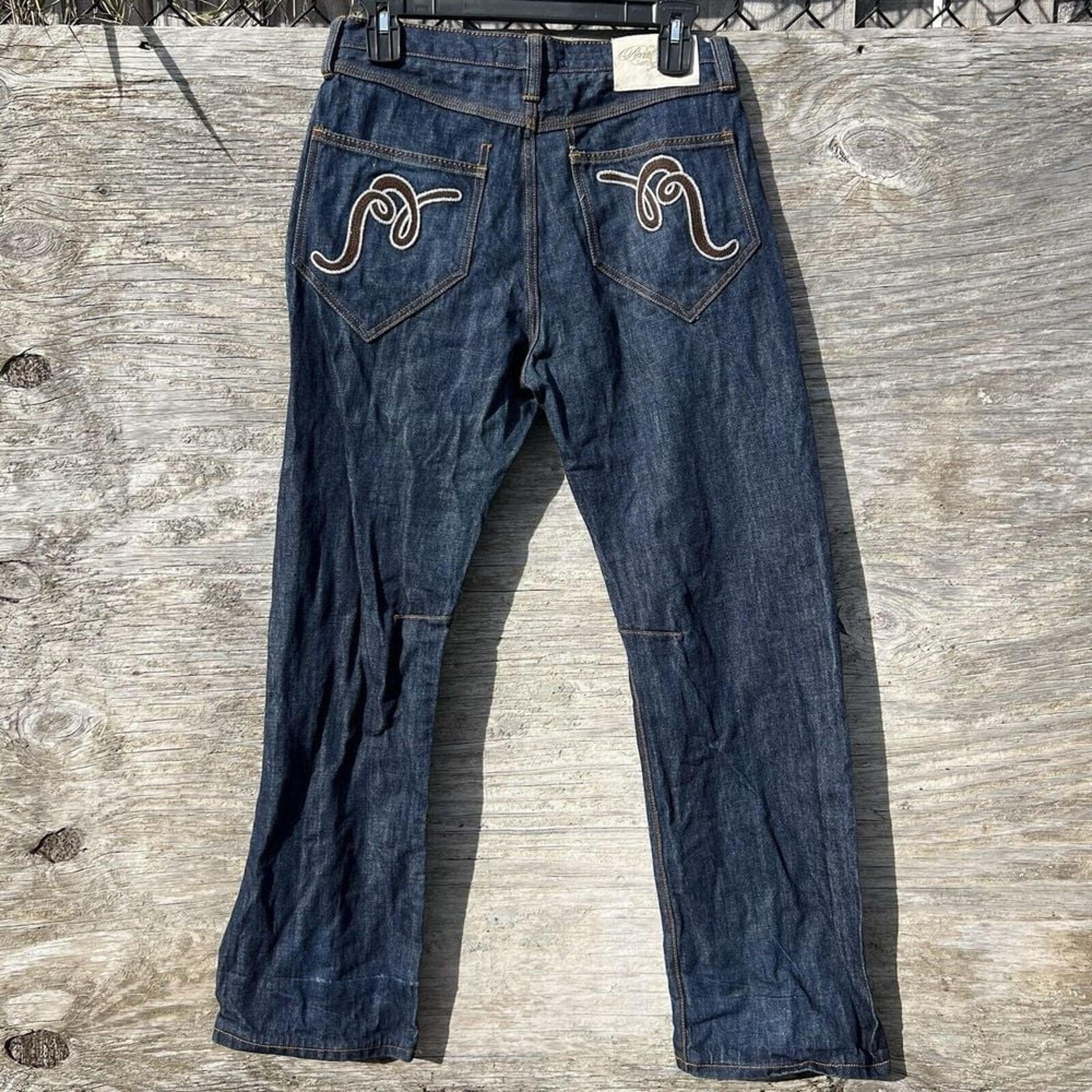 Vintage Rocawear Jeans Mens 34x30 Blue Denim Hip Hop Baggy Wide Leg Y2K Preowned