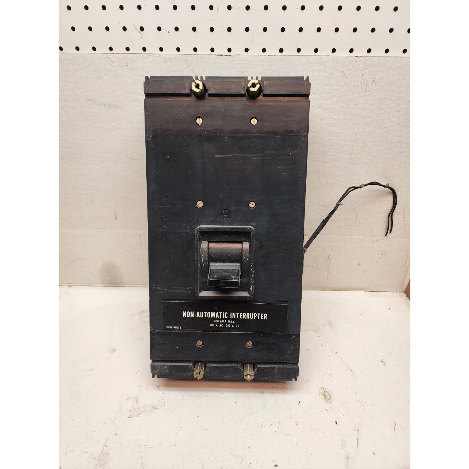 Westinghouse AB De-Ion 800A 2P 600VAC Non-Automatic Interrupter 100p839H01E