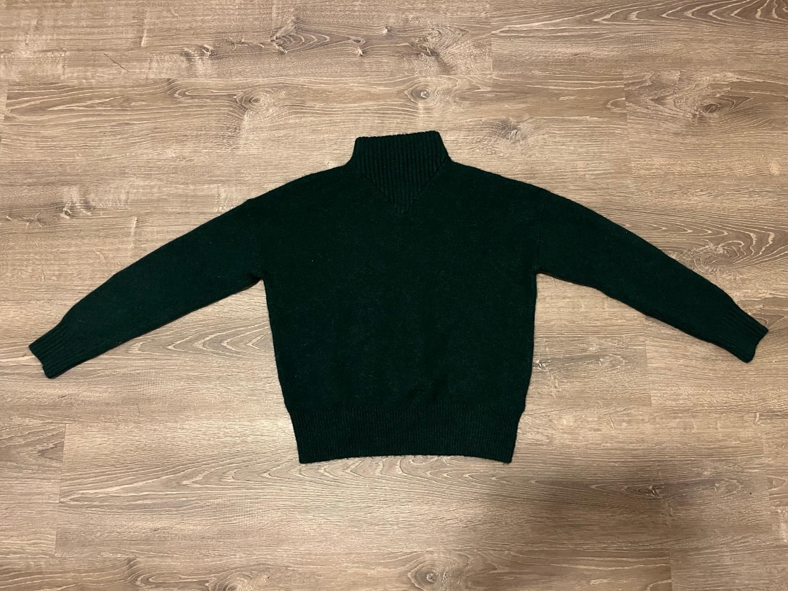 Madewell Dillon Mockneck Sweater Dark Green Women’s Size XS Wool Alpaca Blend