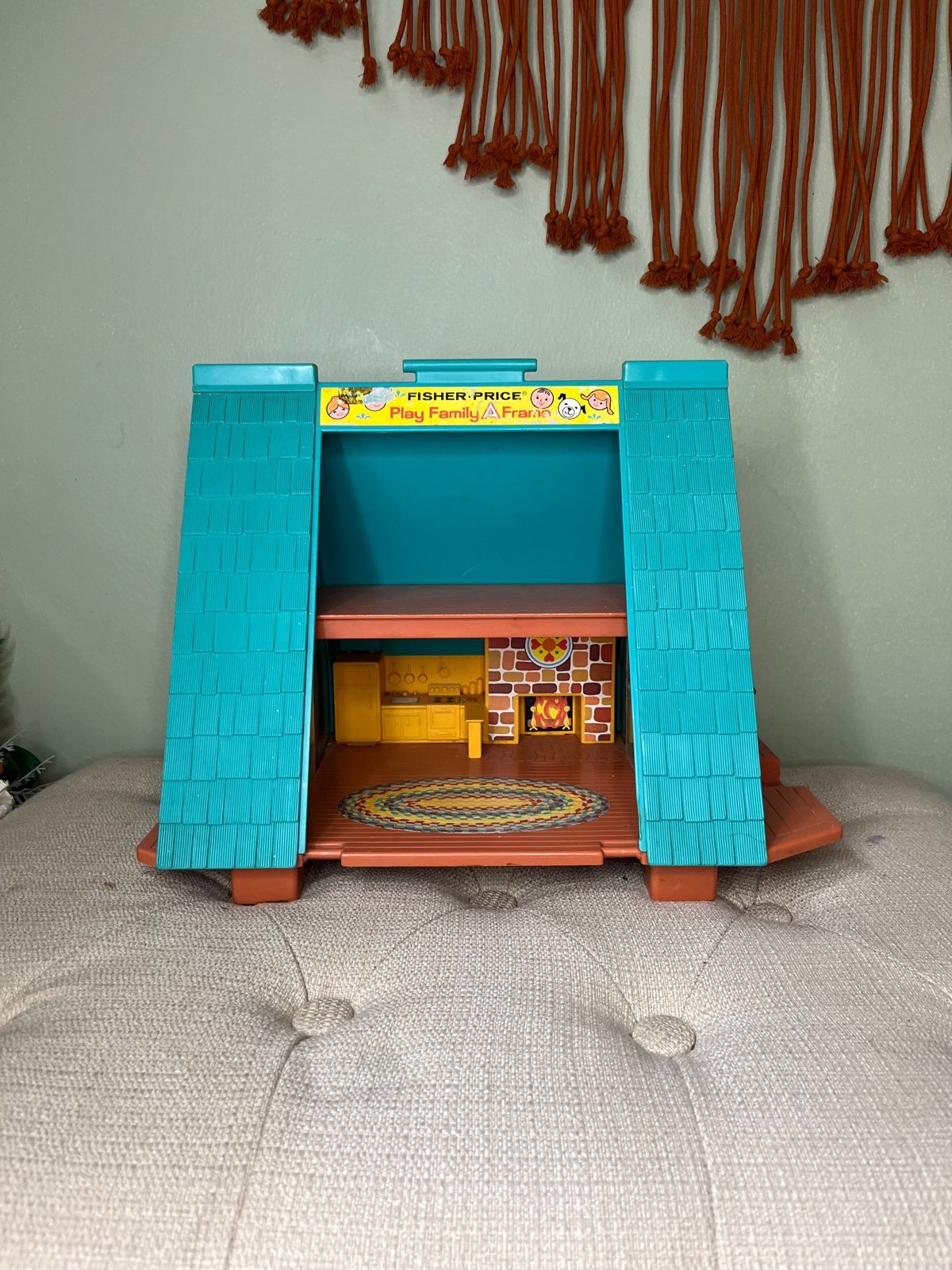 Vintage Fisher price A-frame house