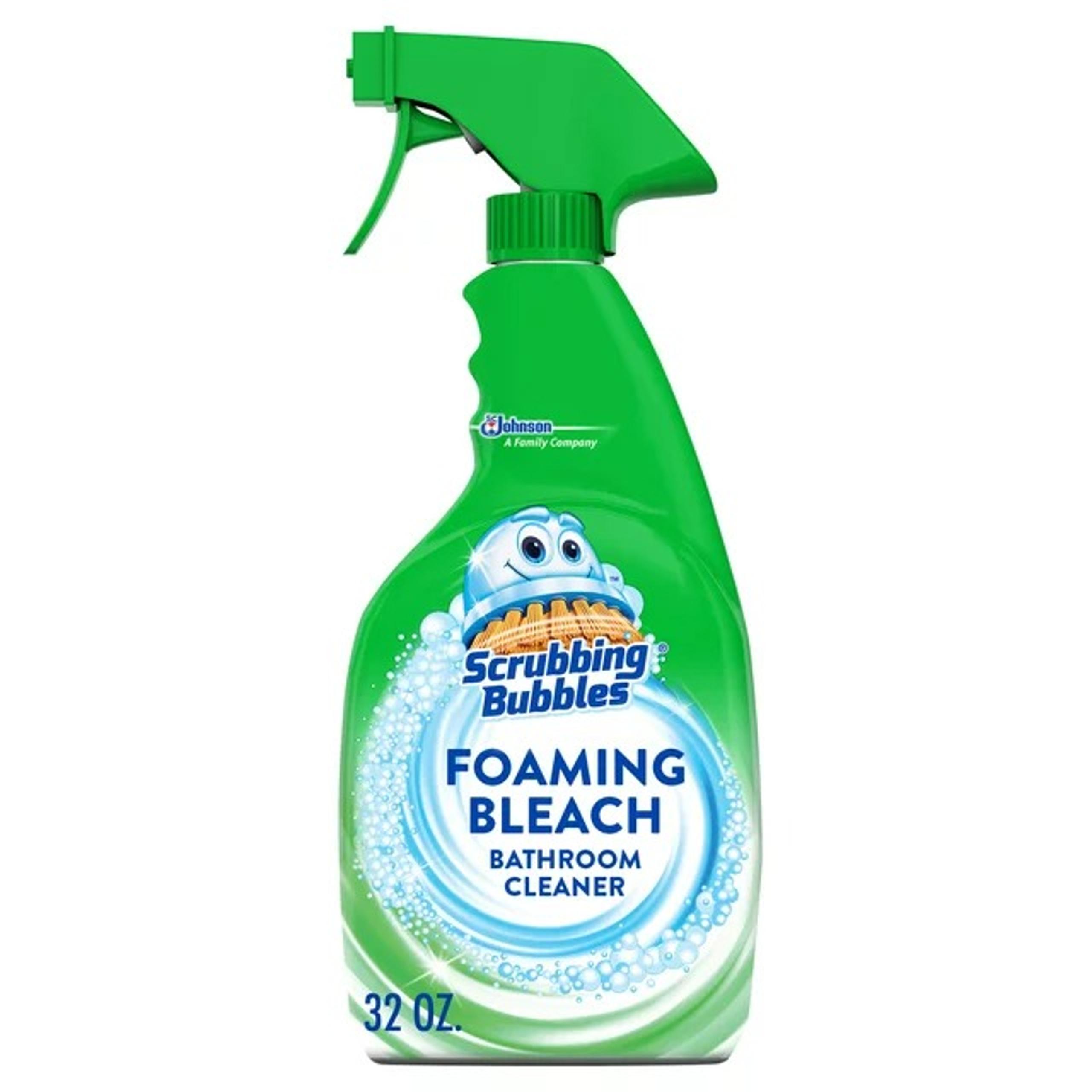 Scrubbing Bubbles Foaming Bleach Bathroom Cleaner, Trigger Bottle, Fresh Scent
