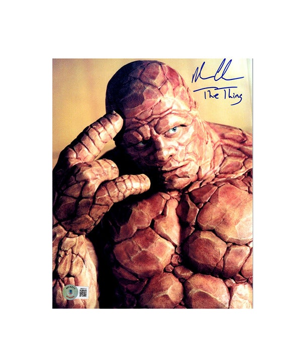 Michael Chiklis Signed Autographed The Thing Fantastic 4 8x10 Photo with Beckett