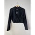 Marissa Webb Maxwell Linen Asymmetrical Crop Top Women's Black Size: Medium NWT