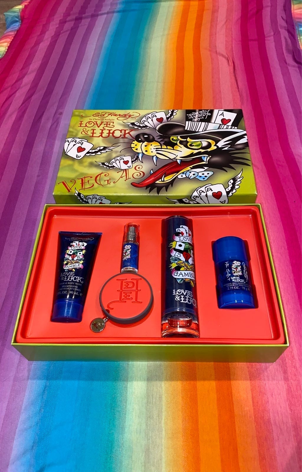 Ed Hardy Luck & Love Vegas Gift Set for Men *NEW*