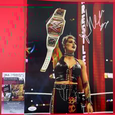 WWE NXT Rhea Ripley Autographed 11x14 Photo P Signed Wrestlemania JSA COA