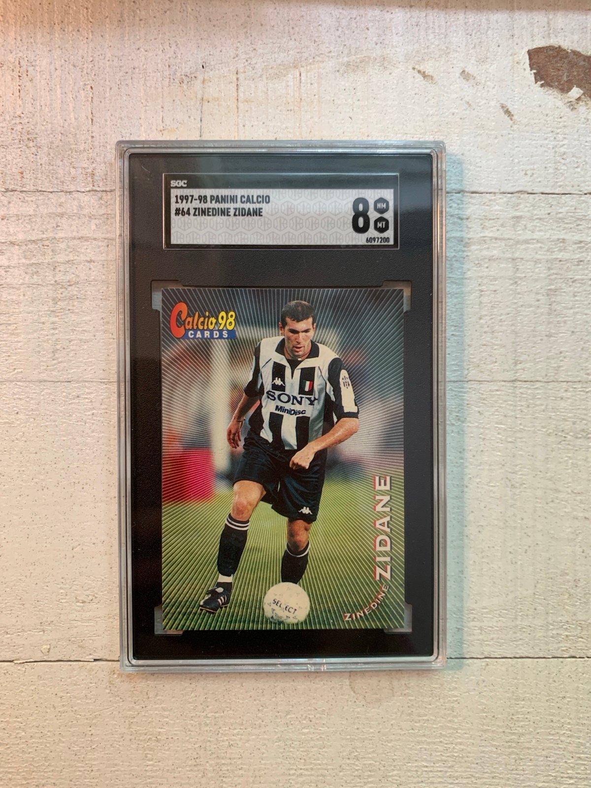 98-98 Panini Calcio Zinedine Zidane SGC 8
