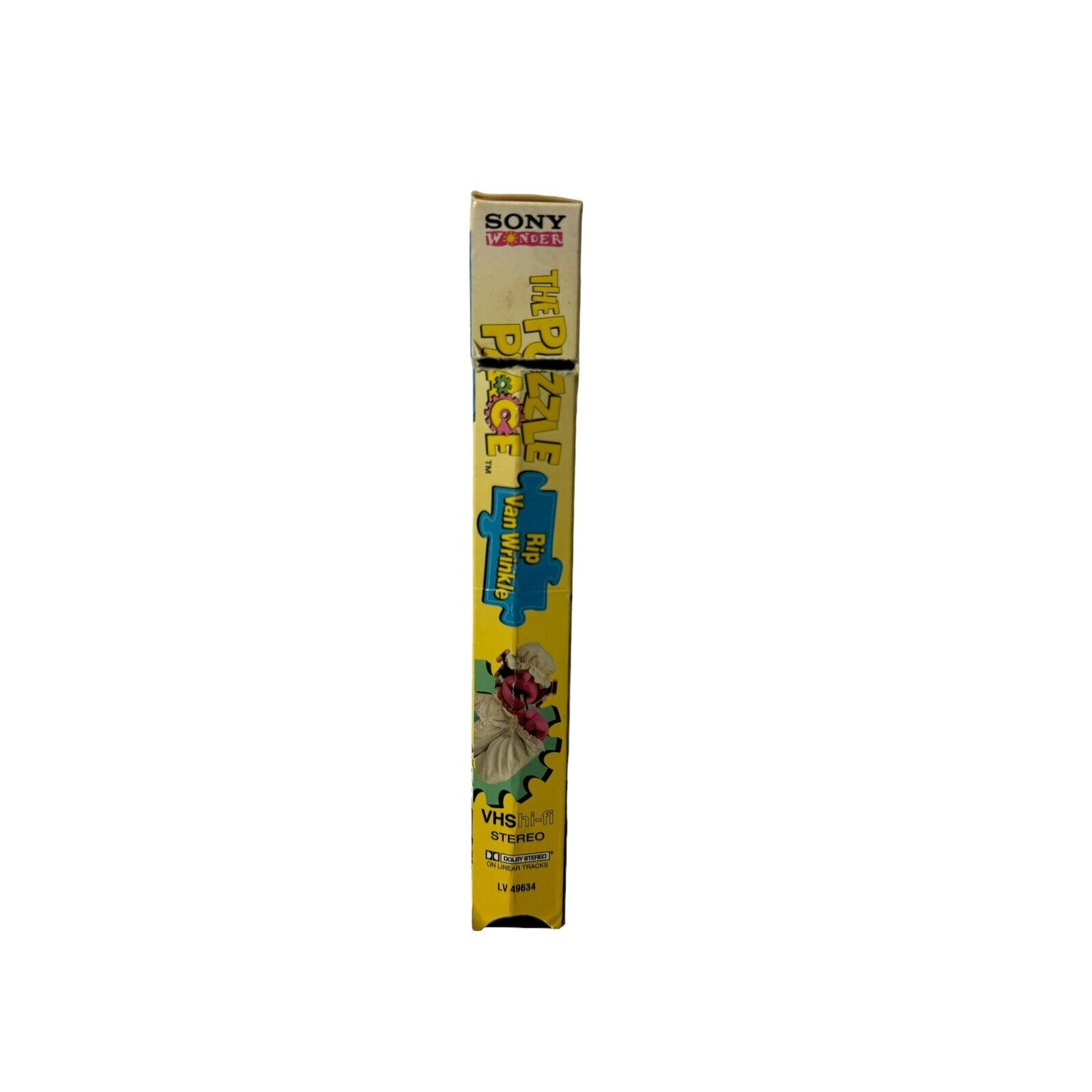 The Puzzle Place Rip Van Wrinkle VHS Tape 1995 Sony Kiki