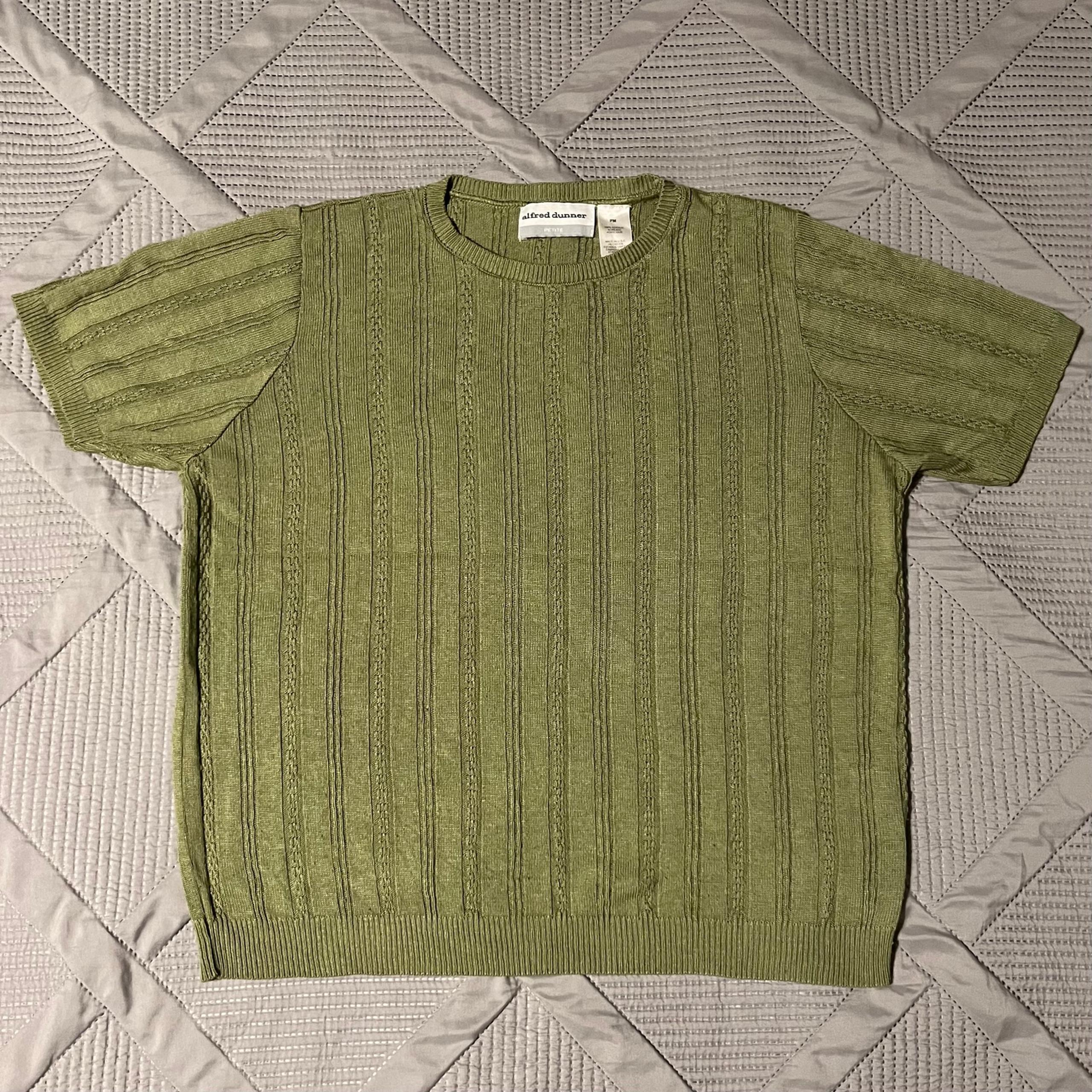 Alfred Dunner Womens Sweater Tee (PM)
