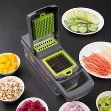 Brand New 15-In-1 Vegetable Fruit Chopper Cutter Food Onion Veggie Slicer Kitche
