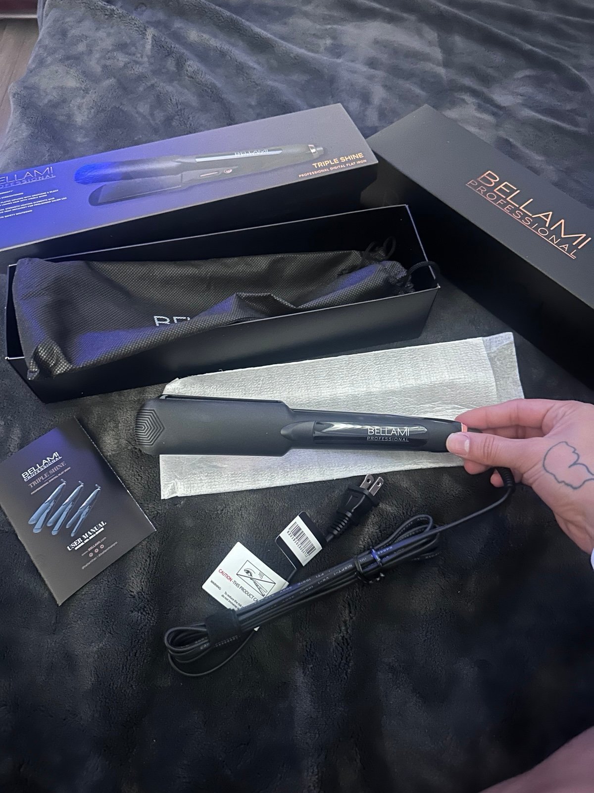 Bellami digital triple shine flat iron