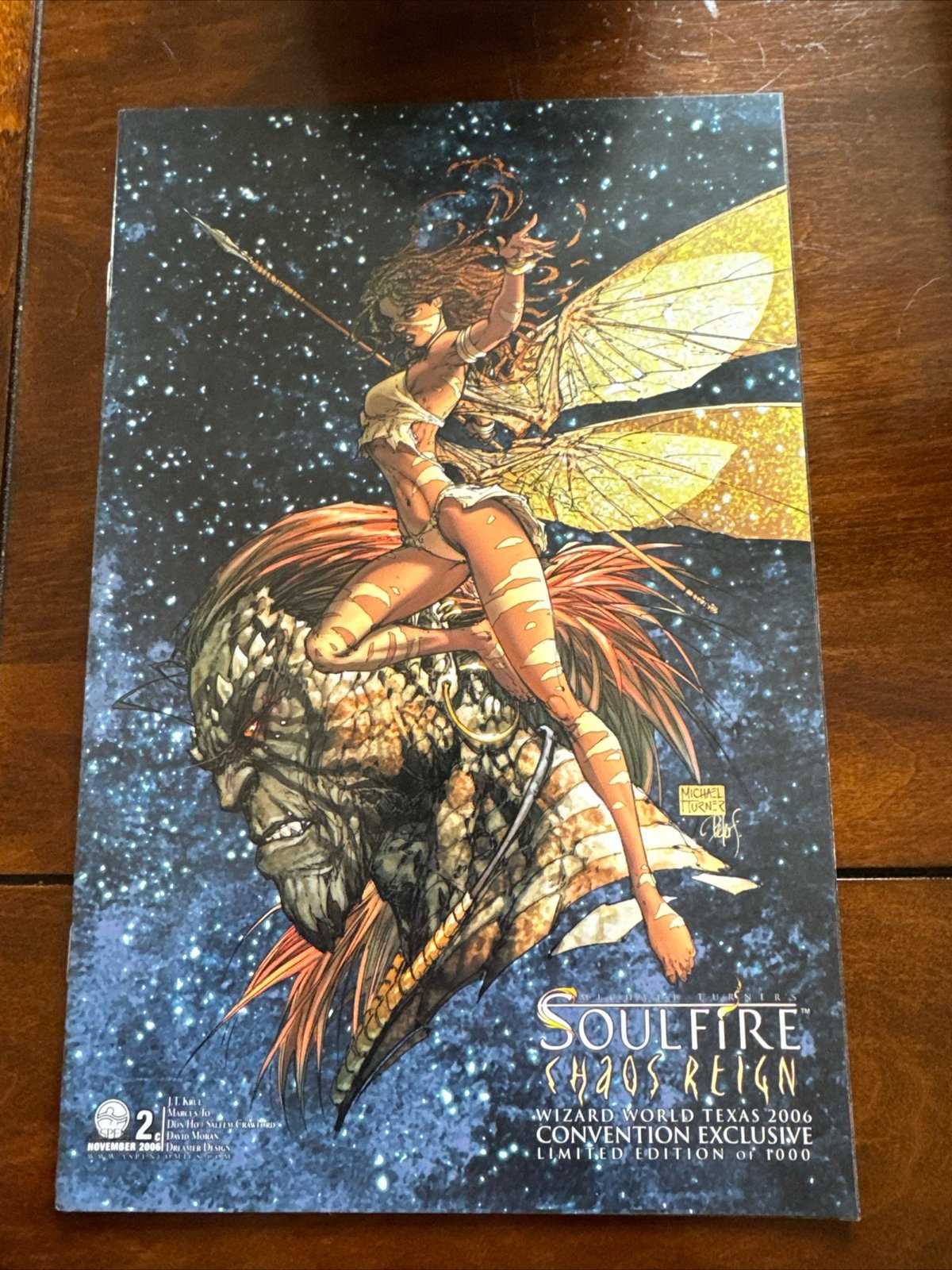Soulfire Chaos Regins #2 C | Wizard World Texas | Michael Turner | comics