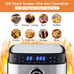 MOOSOO 5.2Qt Air Fryer, Touchscreen Control Panel, 8 Preset Modes, Air Fryer C