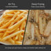 MOOSOO 5.2Qt Air Fryer, Touchscreen Control Panel, 8 Preset Modes, Air Fryer C