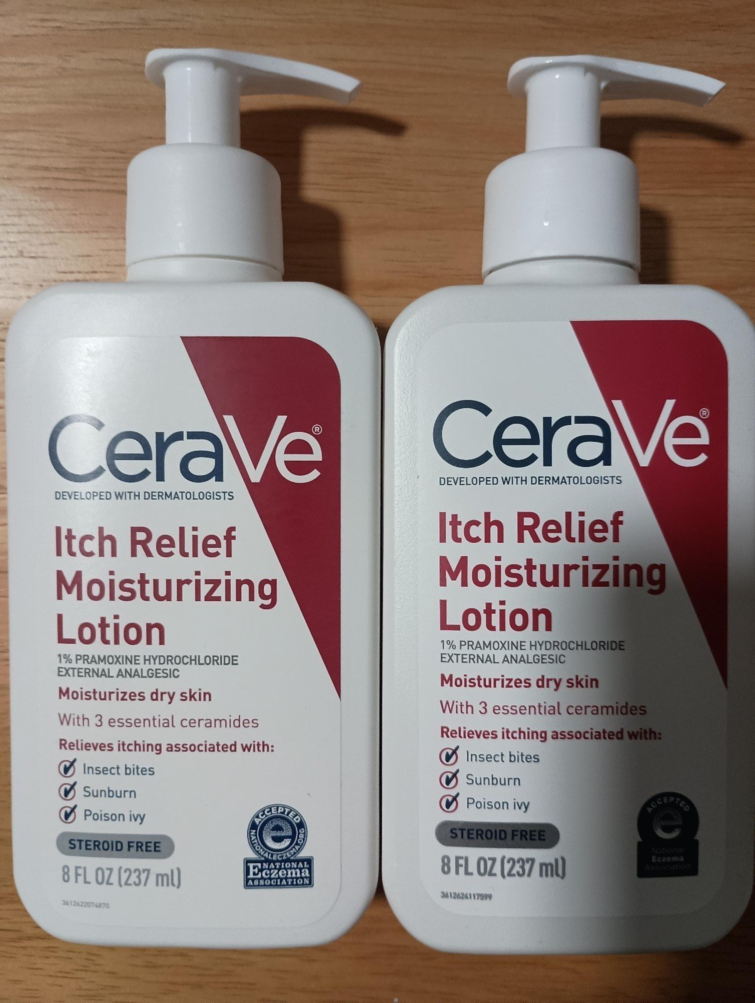 2 CeraVe Moisturizing Lotions 8 oz each