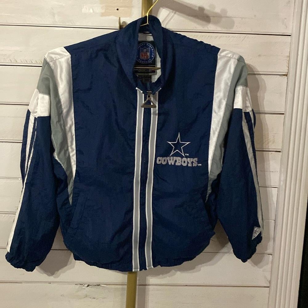 Official NFL Dallas Cowboys windbreaker youth M 10-12 vintage