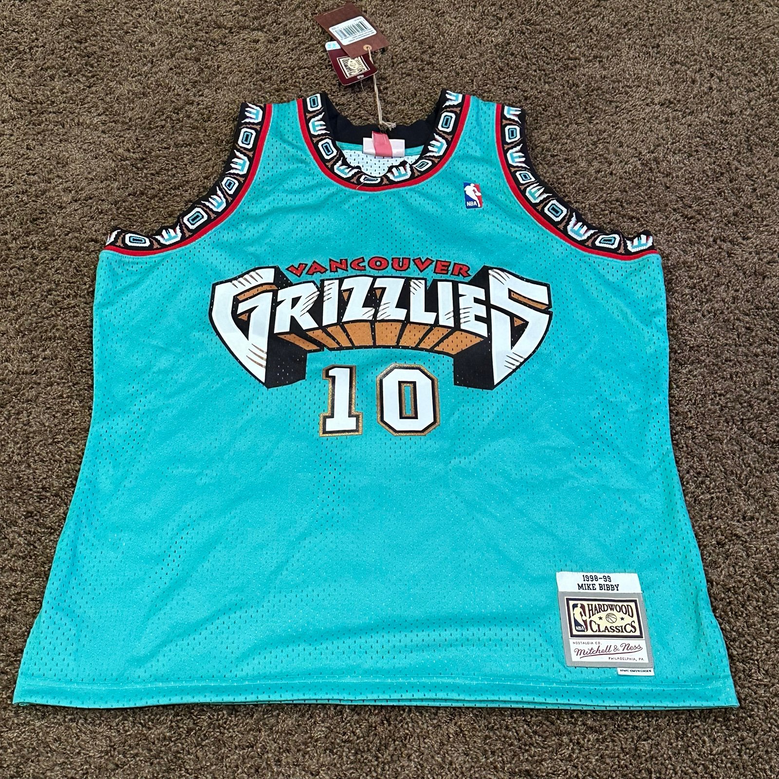 Mitchell & Ness NBA Swingman Jersey Vancouver Grizzlies 1998-99 Mike Bibby XL