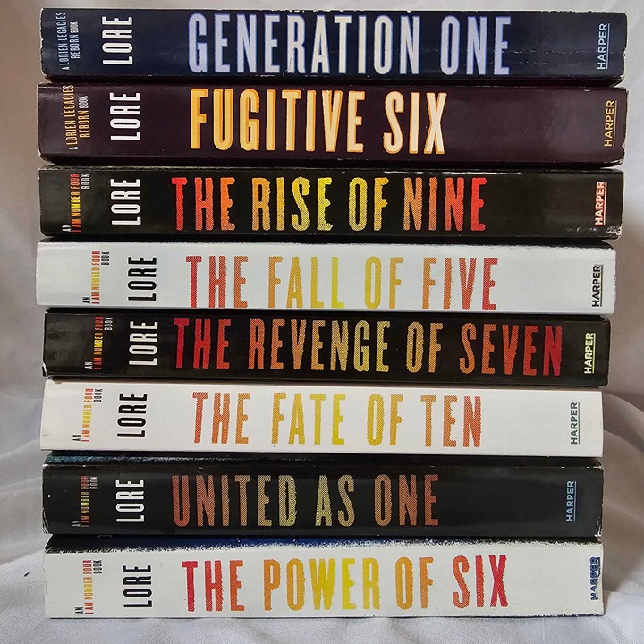 Lorien Legacies books PAPERBACK