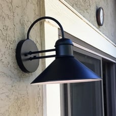Globe Electric 44165 1-Light Outdoor Wall Sconce, 2-Pack, Weatherproof