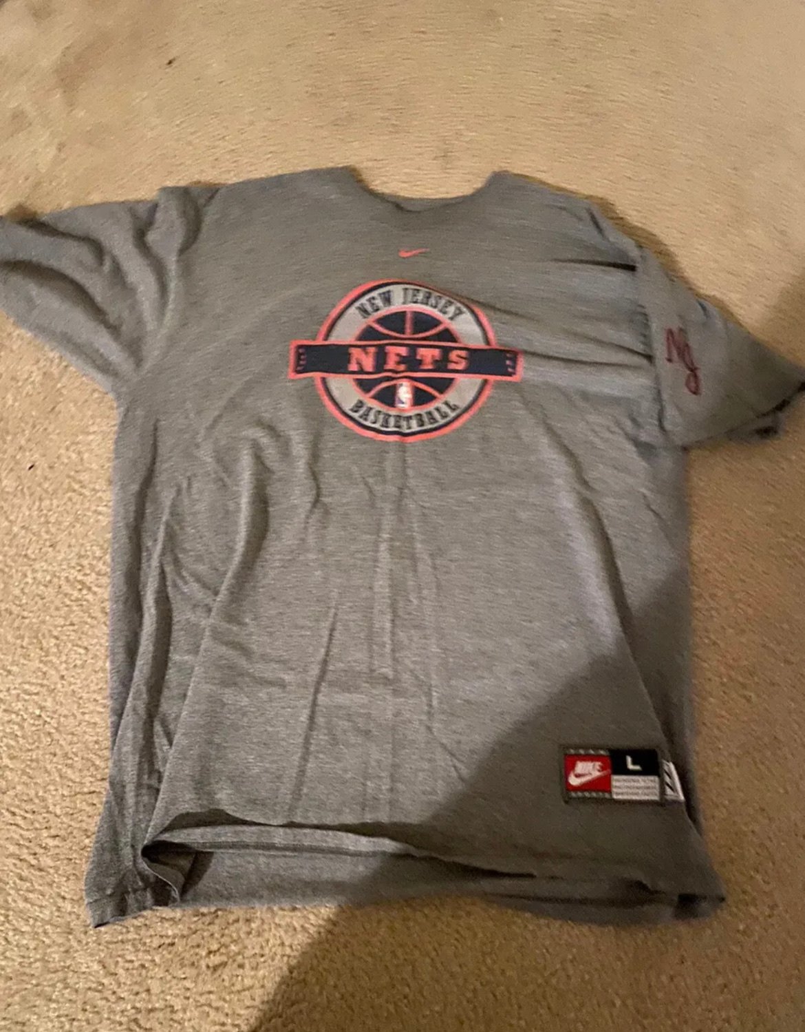 Nike New Jersey nets shirt Large