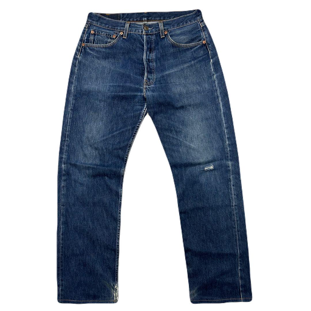 00s Vintage Levi's 501 Made in USA San Benito Factory Rare!