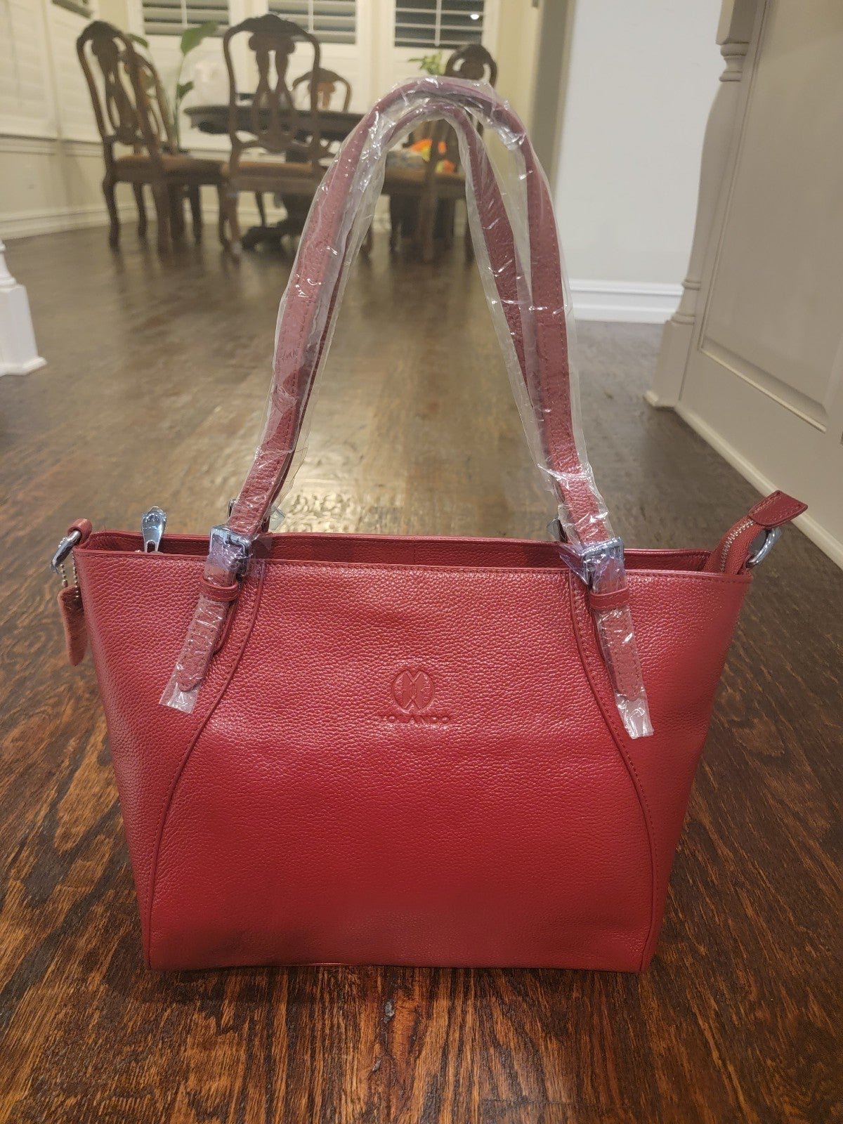 Brandnew Handmade women real cowhide leather crossbody tote handbag