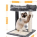 Road Cat Scratching Post Bed, Featuring with Soft Perch Sisal-Covered