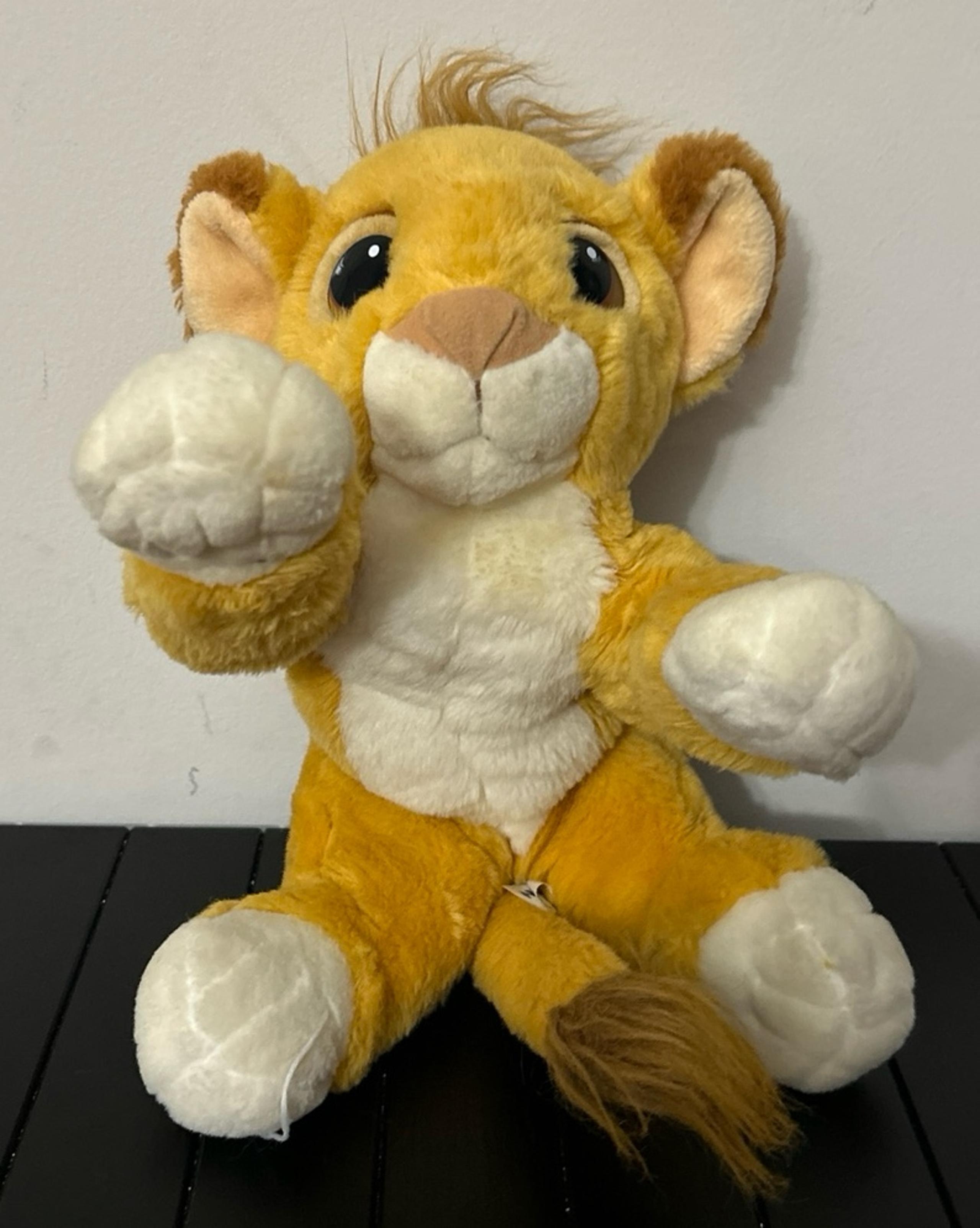 Lion King Simba Vintage 1993 Mattel stuffed animal