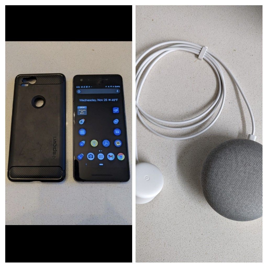 Google Pixel 2 64gb Home Mini & Power Bank Bundle