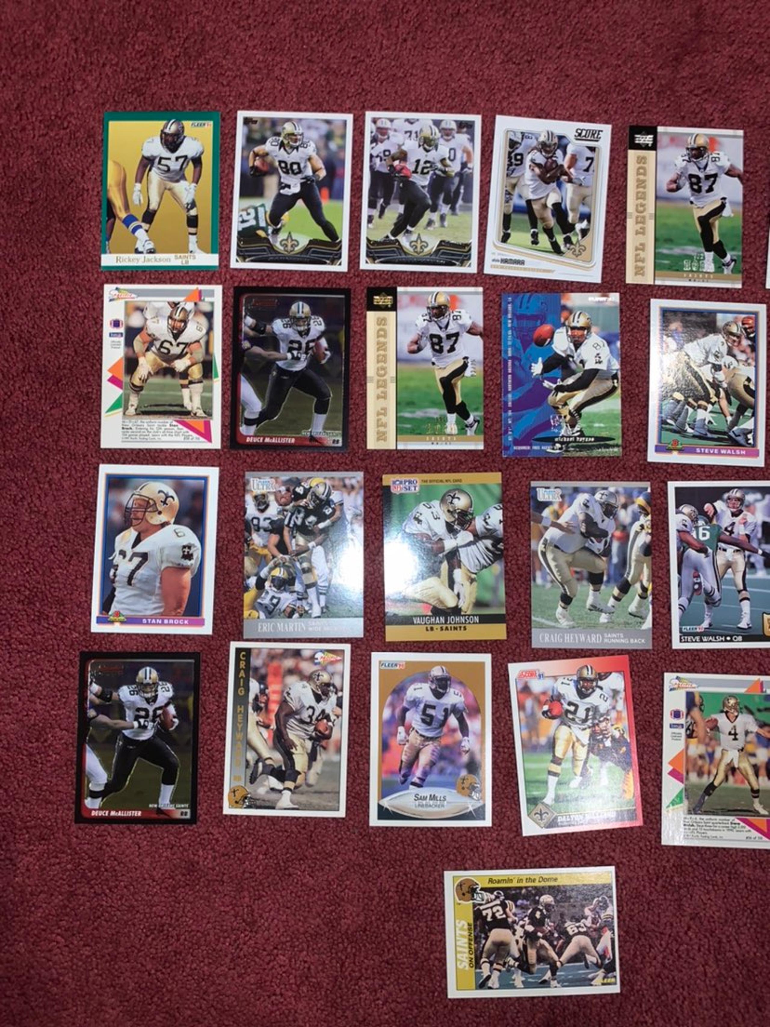 new orleans saints football cards