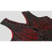 Flapper Great Gatsby 1920s Retro Tassel Fringe Sequin Red Dress L NEW