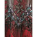 Flapper Great Gatsby 1920s Retro Tassel Fringe Sequin Red Dress L NEW