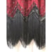 Flapper Great Gatsby 1920s Retro Tassel Fringe Sequin Red Dress L NEW