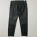 7 for All Mankind Black Faux Leather Soft Stretch Pull-on Pants XL