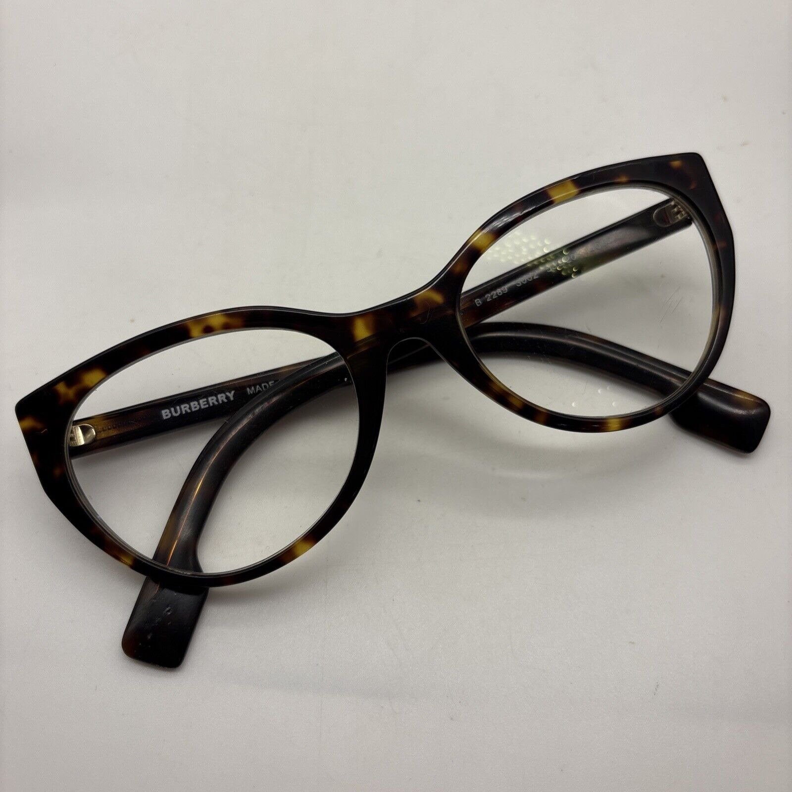 Burberry Cat Eye Women's B2229 3002 Eyeglasses FRAMES ONLY