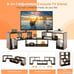 3 Pieces Console TV Stand FREE Express Shipping USA
