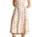 POLO Ralph Lauren Womens Linen Floral Sweet Pea Garden Party Midi Dress Size 14