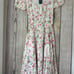 POLO Ralph Lauren Womens Linen Floral Sweet Pea Garden Party Midi Dress Size 14