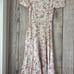 POLO Ralph Lauren Womens Linen Floral Sweet Pea Garden Party Midi Dress Size 14