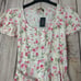 POLO Ralph Lauren Womens Linen Floral Sweet Pea Garden Party Midi Dress Size 14