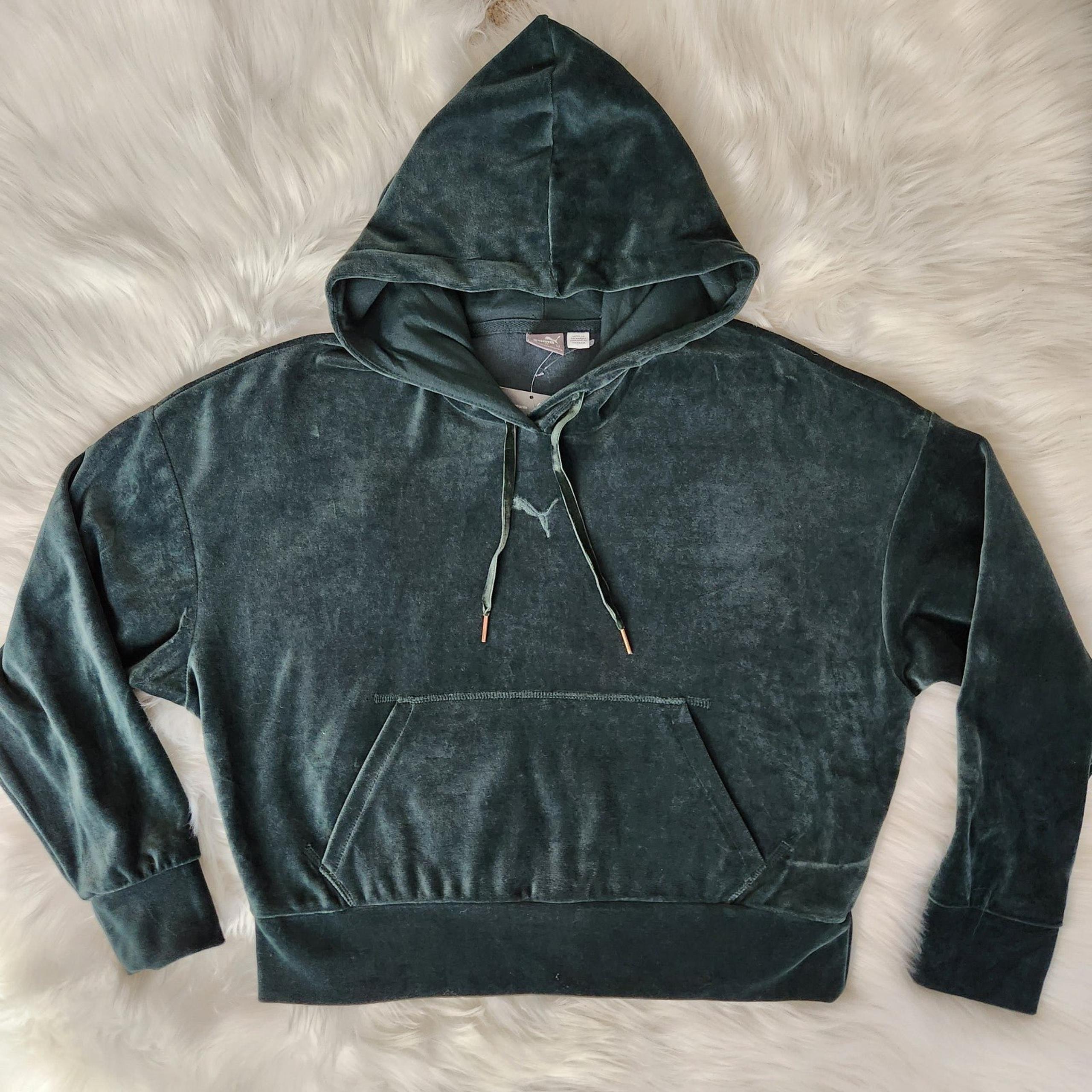 Puma Forest Green Relaxed Hoodie