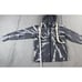 Free People x Sandrine Rose Small Tie Dye Full Zip Hoodie Sweatshirt Jacket New
